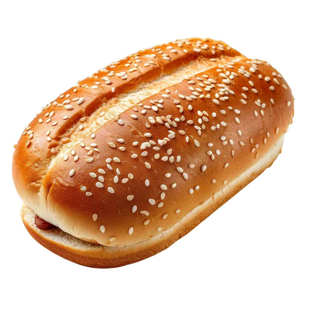 Sesame Seed Sandwich Bun Bread Free PNG Clipart