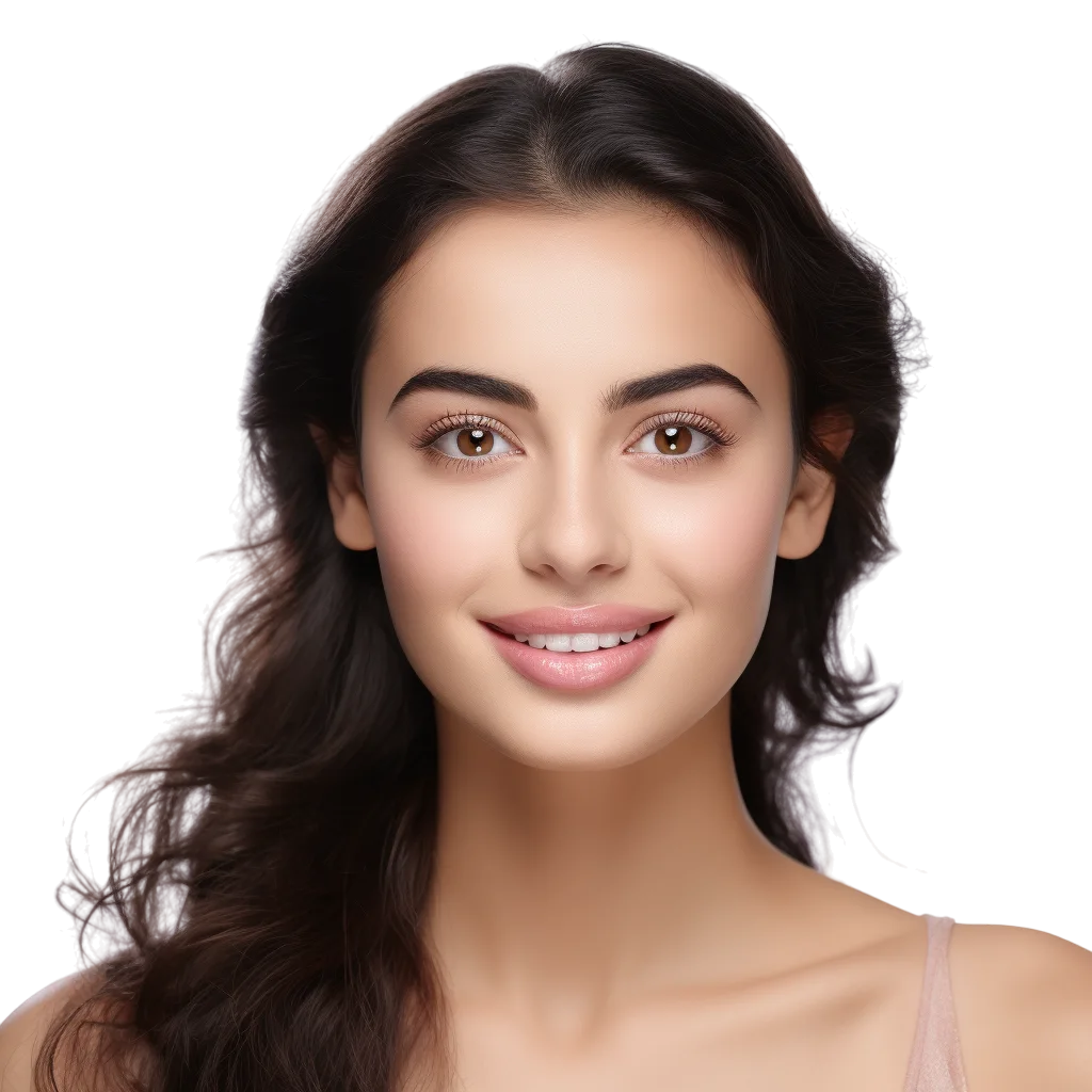 Beautiful Brunette Woman Smiling Beauty Free PNG Cutout