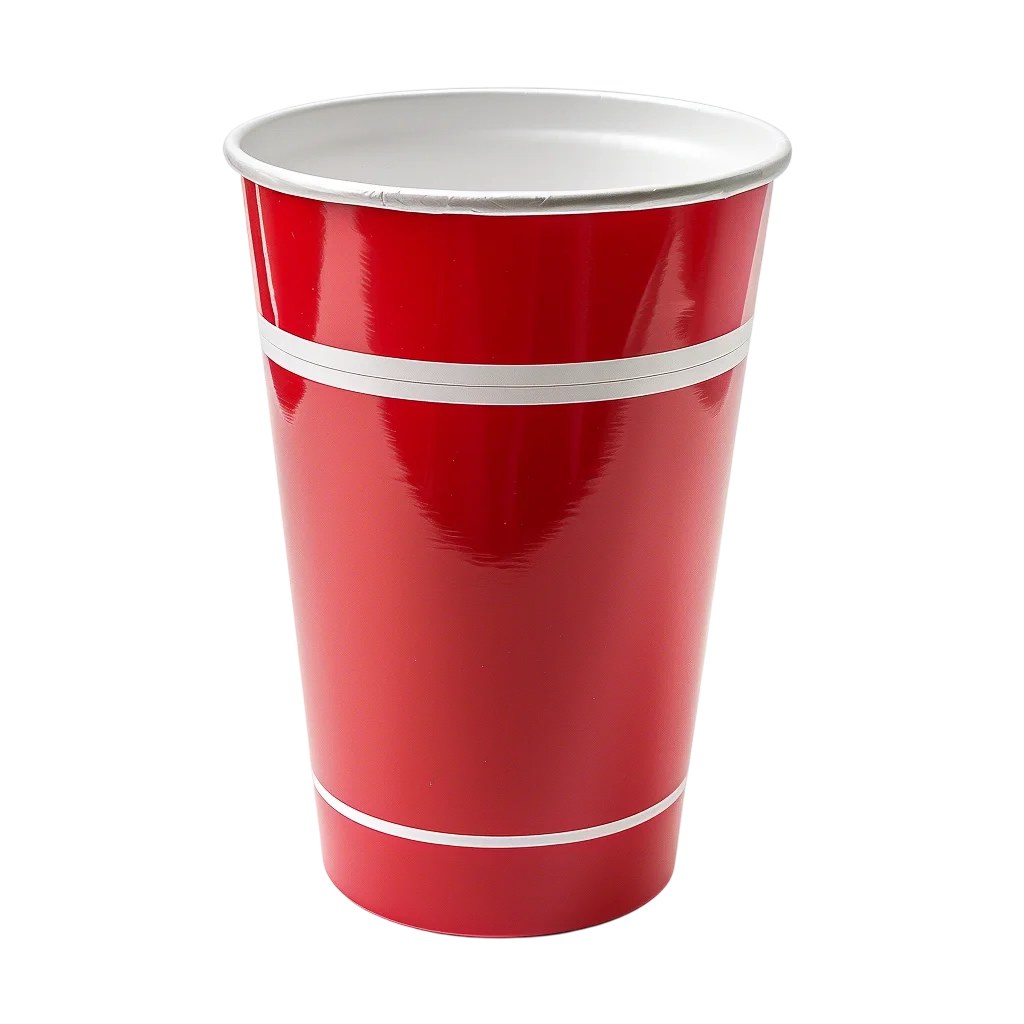 Red Plastic Party Cup Cutout Free PNG