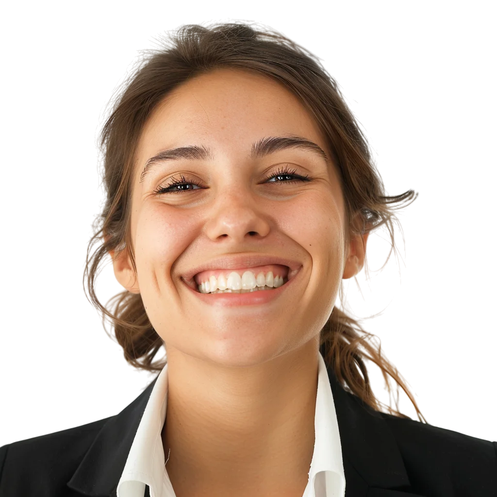 Smiling Young Businesswoman Portrait Free PNG