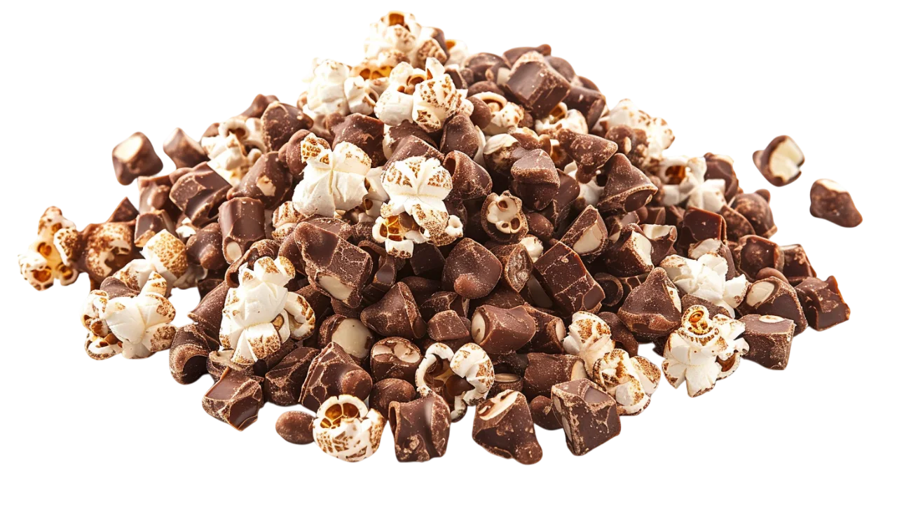 Chocolate Popcorn Mix Free PNG