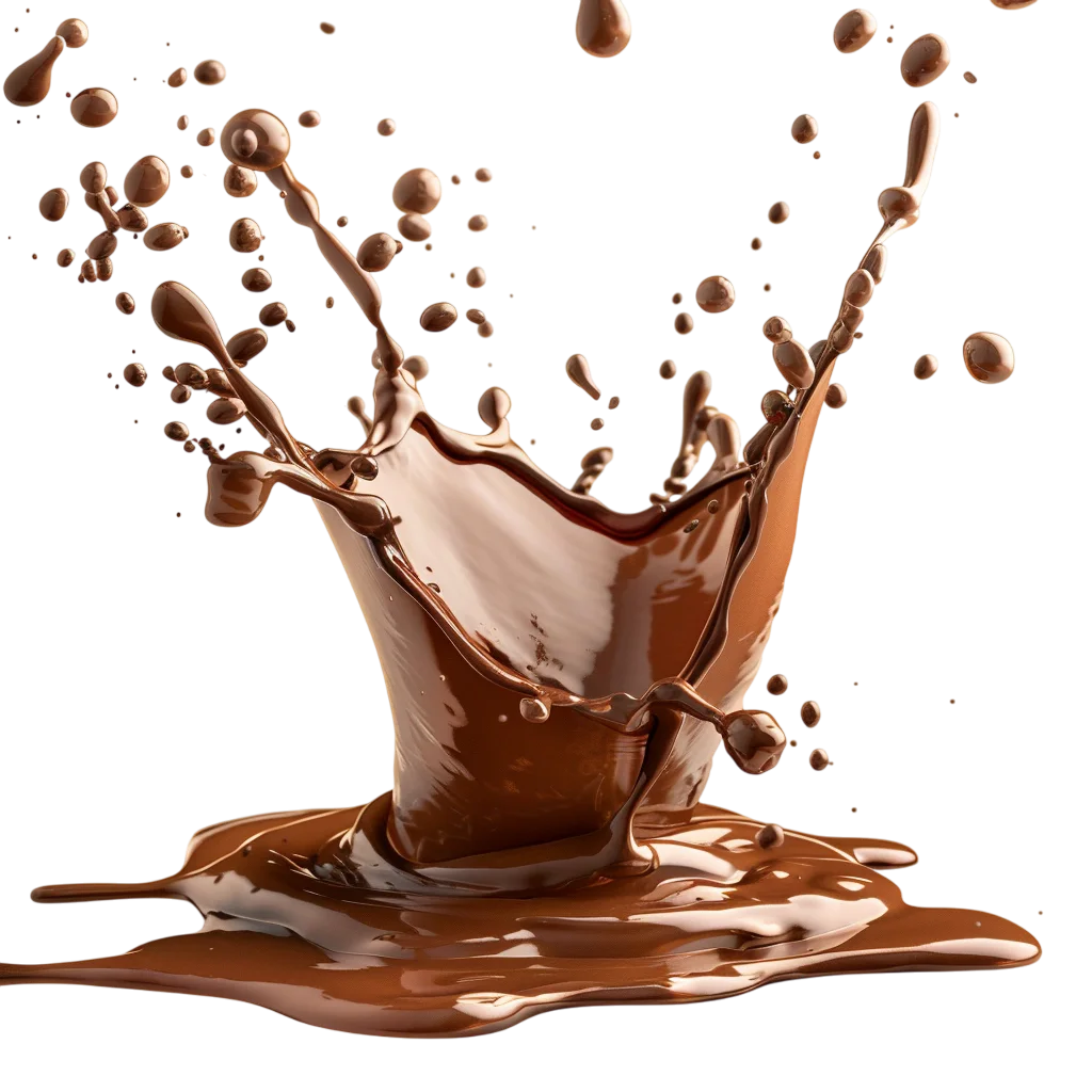 Chocolate Splash Wave Free PNG
