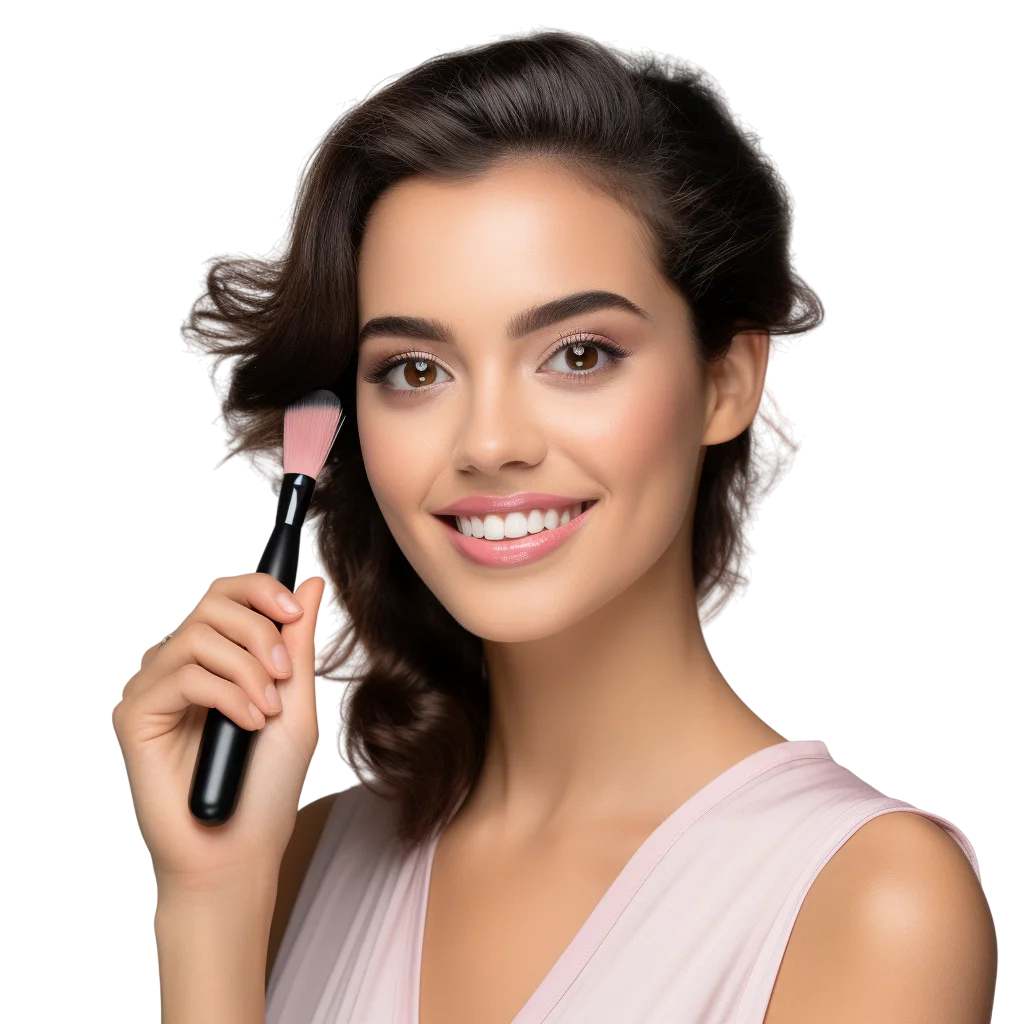 Makeup Brush Woman Free PNG