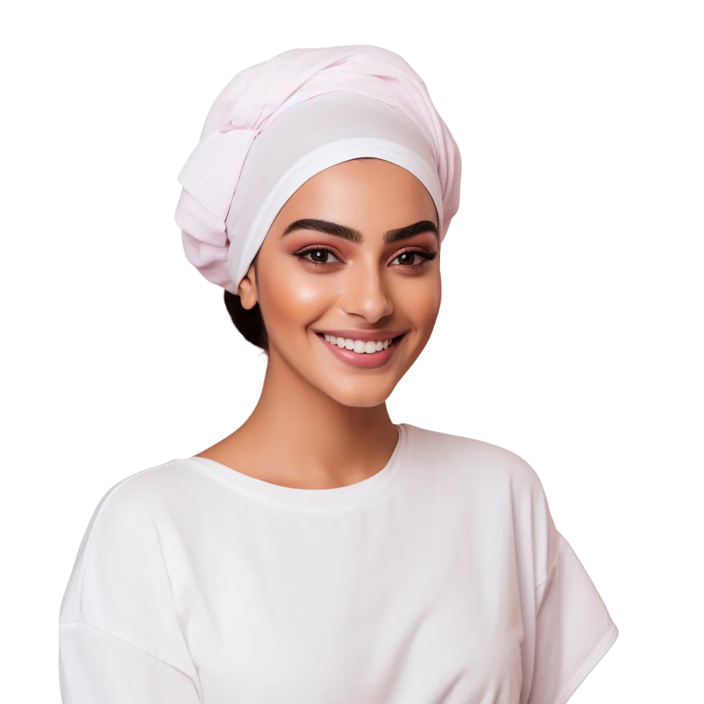 Smiling Nurse Wearing Bouffant Cap Free PNG Cutout