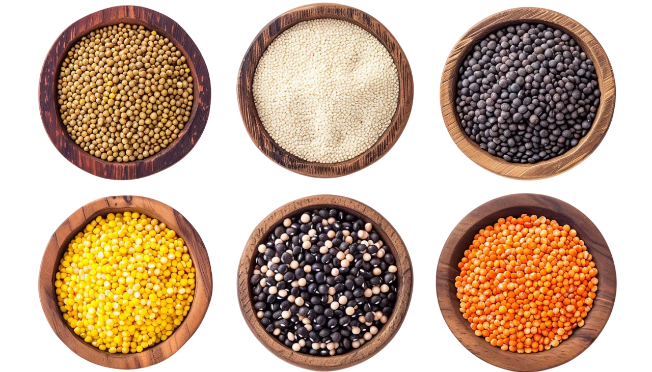 Mixed Spices Bowls Free PNG, Cooking Ingredients