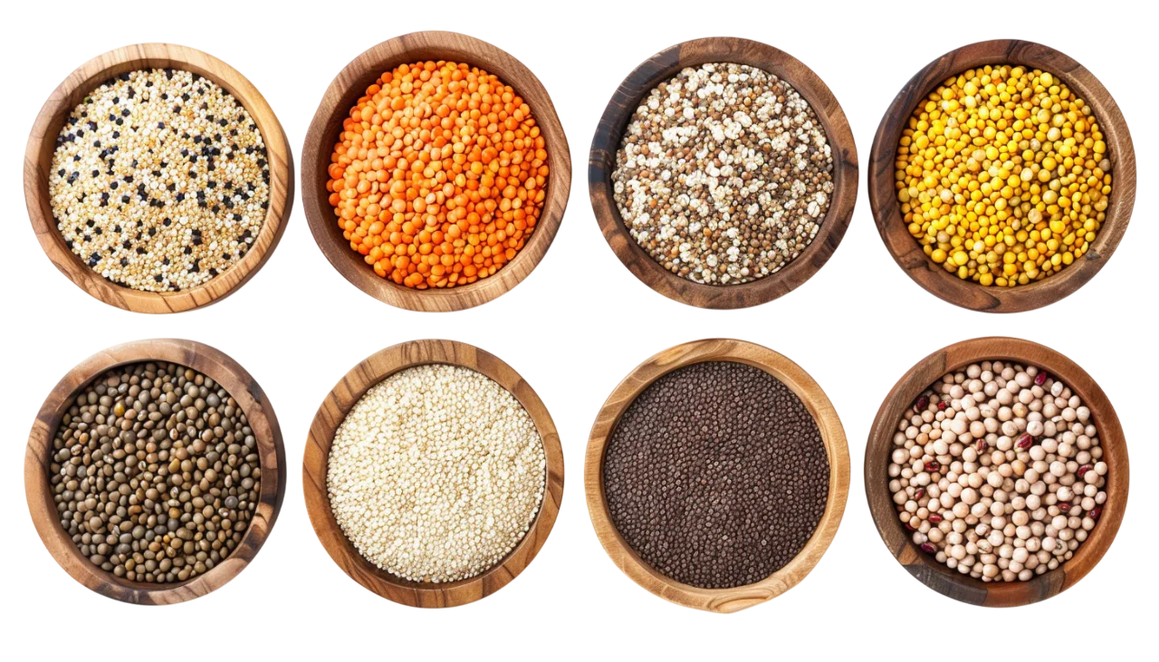 Indian Spices Bowls Free PNG, Kitchen Ingredients