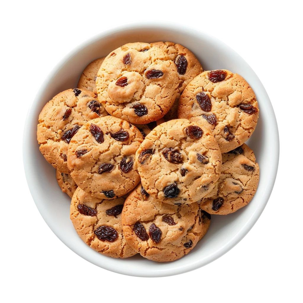 Chocolate Chip Cookies Bowl Free PNG, Dessert