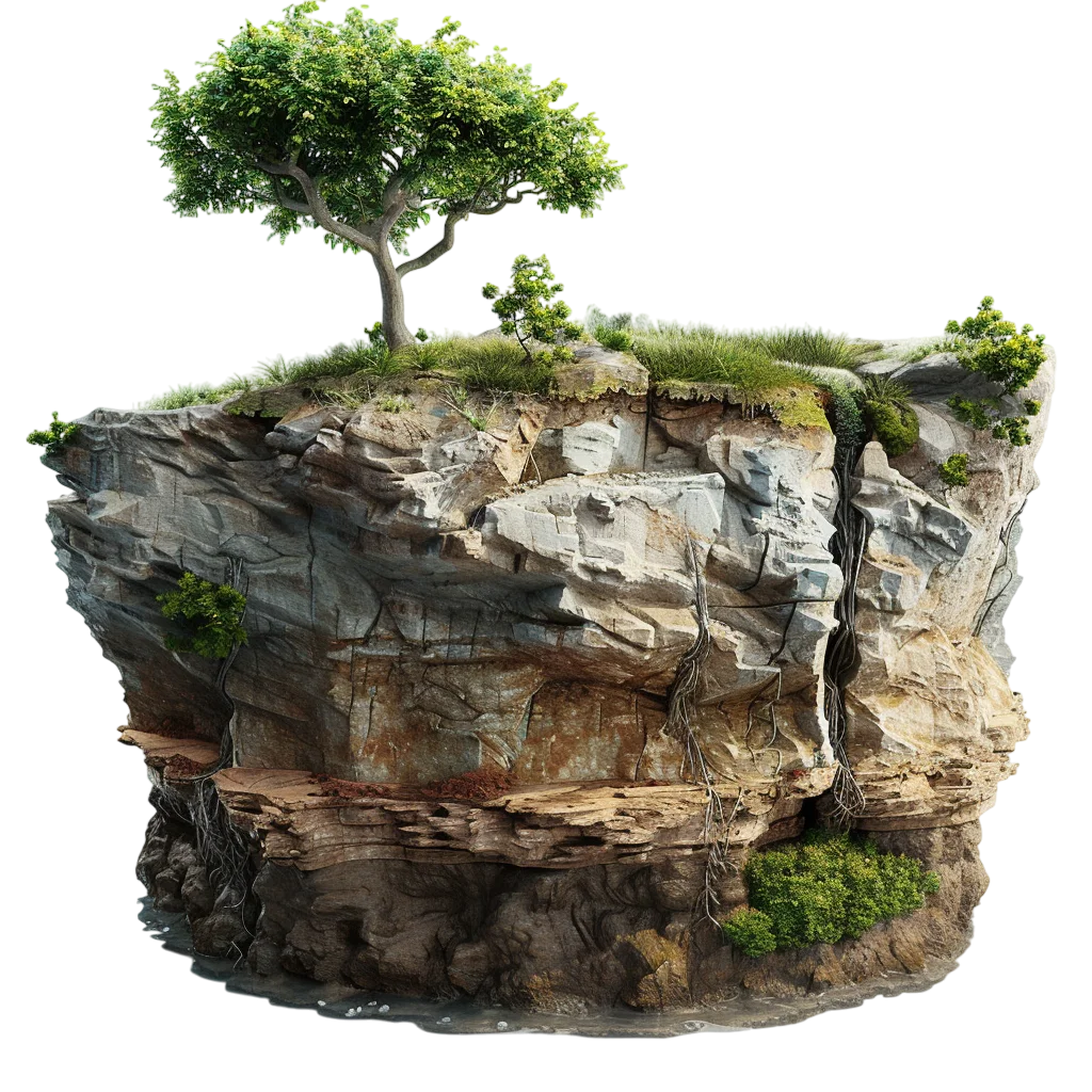 Floating Island Free PNG, Nature Landscape Graphic