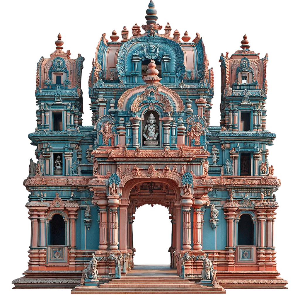 Traditional Indian Temple Architecture Free PNG