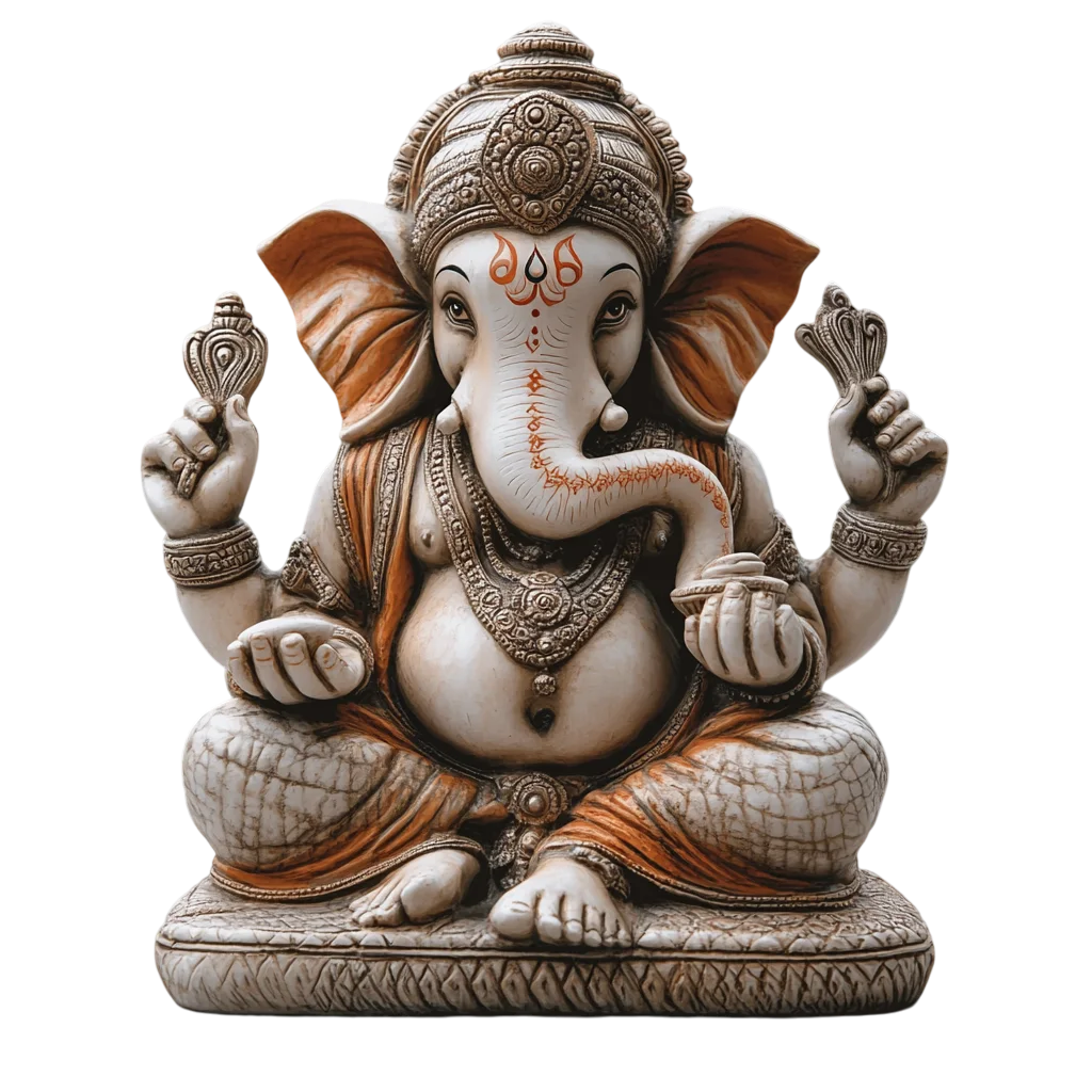 Handcrafted Seated Ganesha Free PNG