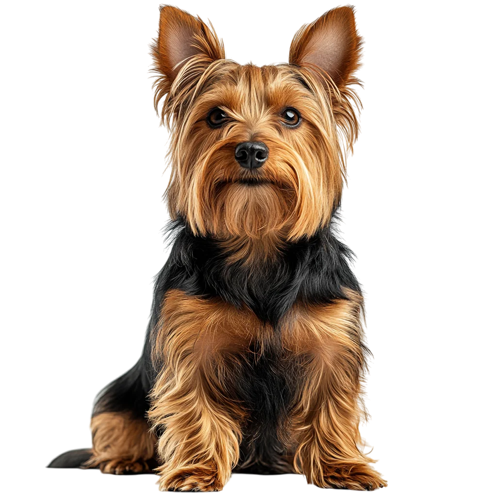 Yorkshire Terrier Sitting Portrait – Free PNG