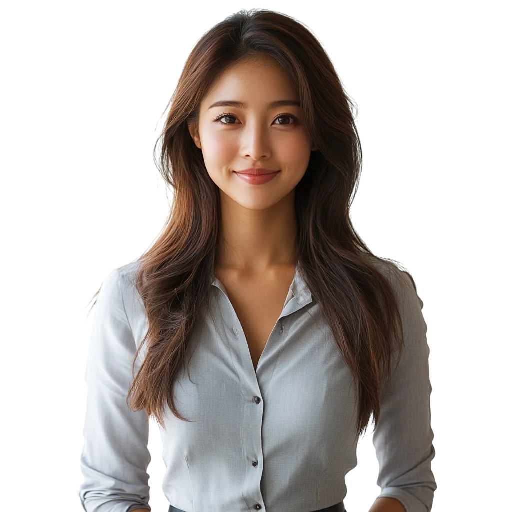 Smiling Woman Portrait Free PNG Cutout