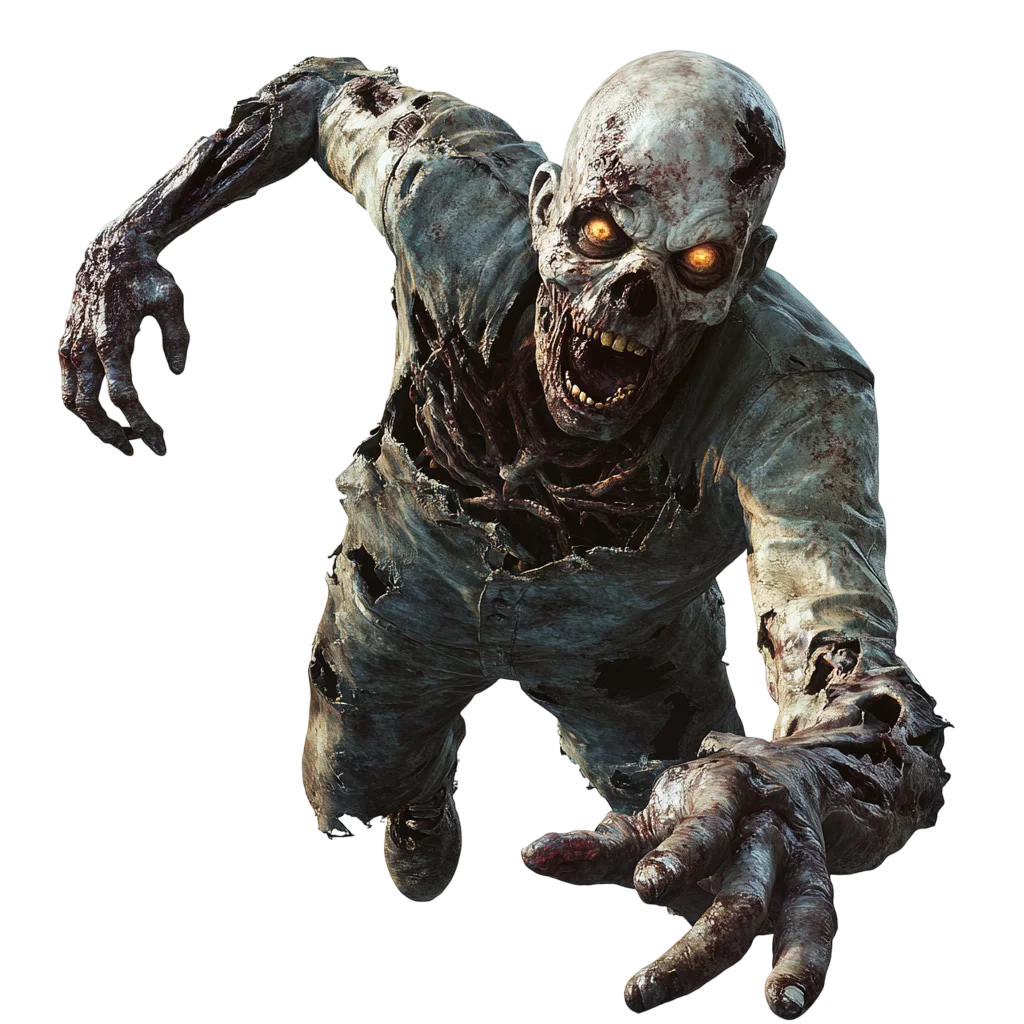 Creepy Crawling Zombie Horror Monster Free PNG