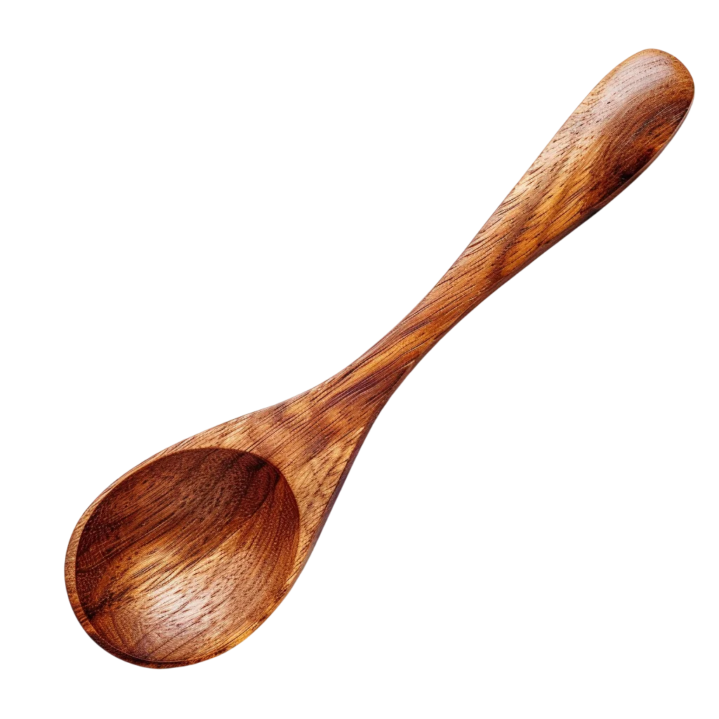 Polished Wooden Cooking Spoon | Free PNG