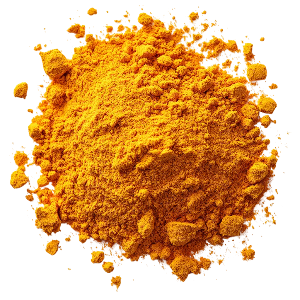 Vibrant Orange Powder Burst Free PNG