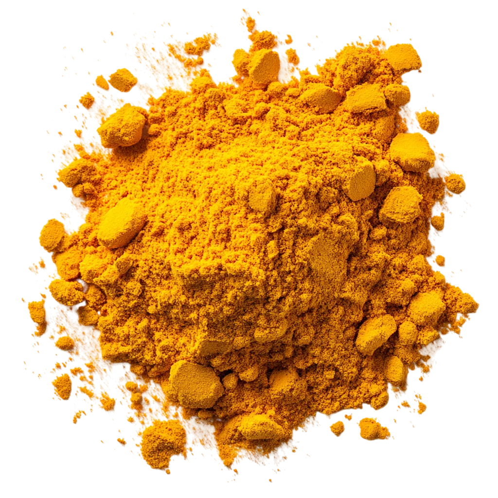 Golden Orange Powder Burst on Transparent Background Free PNG