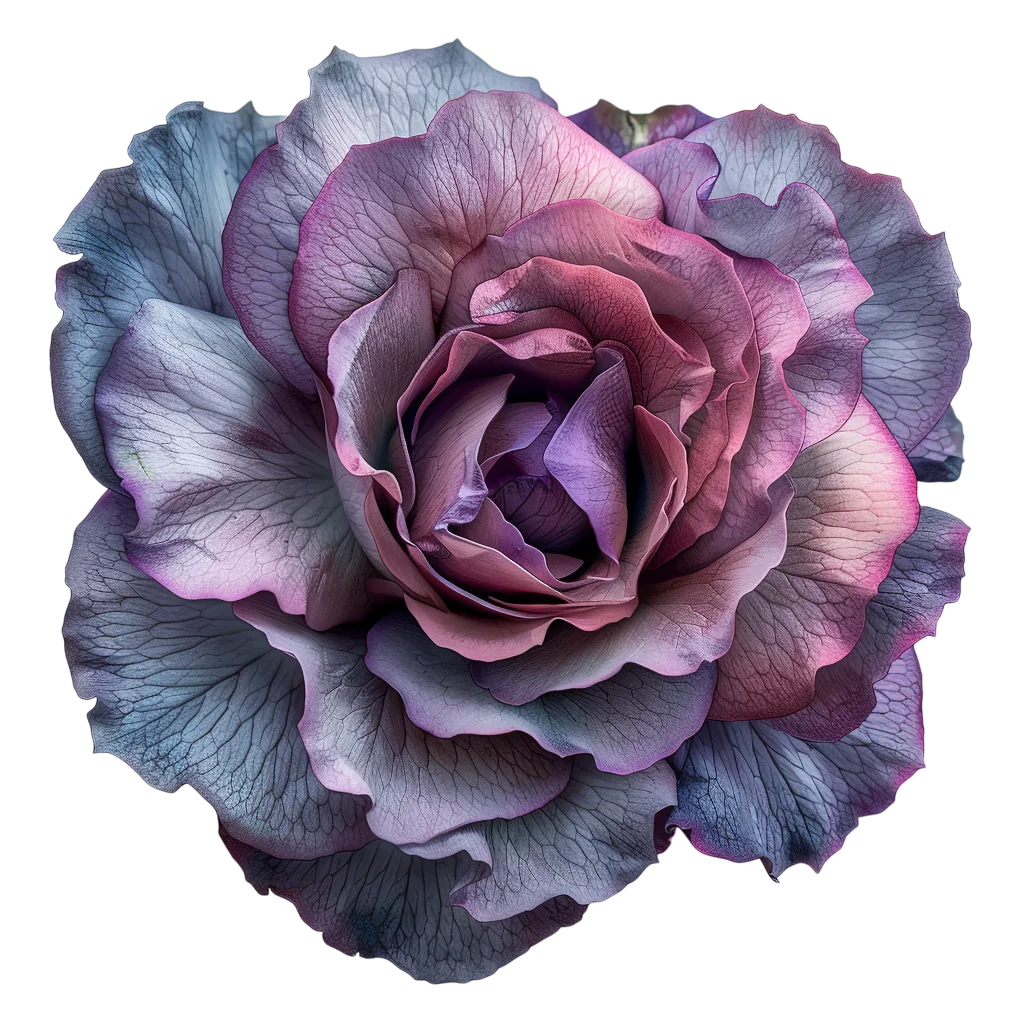 Free PNG of a Layered Mauve and Lavender Flower