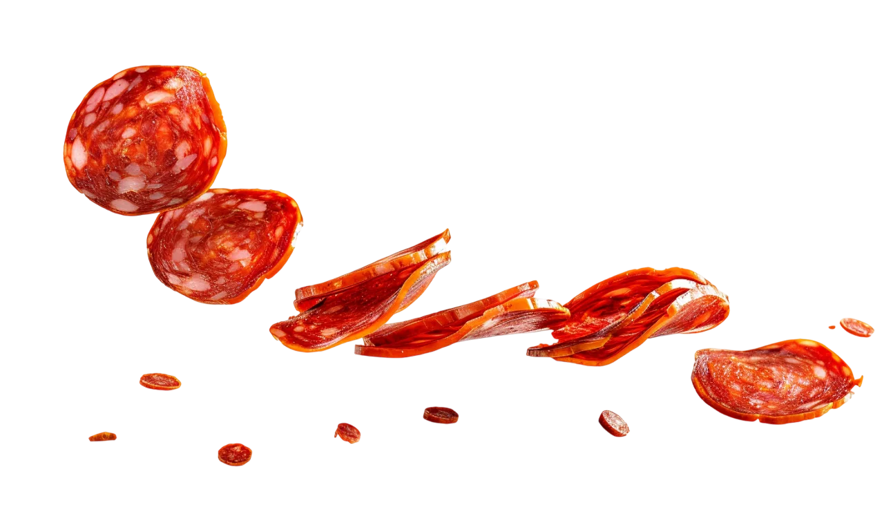 Sliced Chorizo Sausage Free PNG