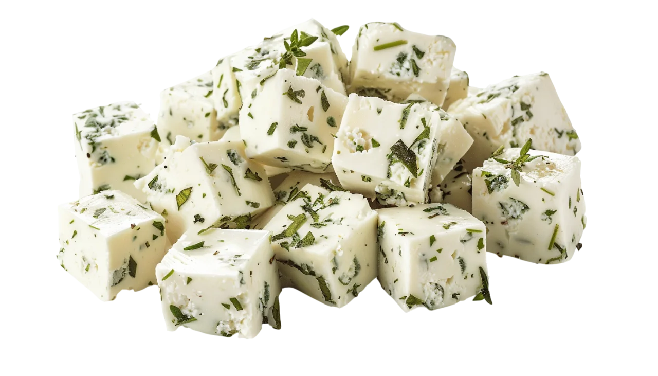 Herb Butter Cubes with Green Herbs | Free PNG