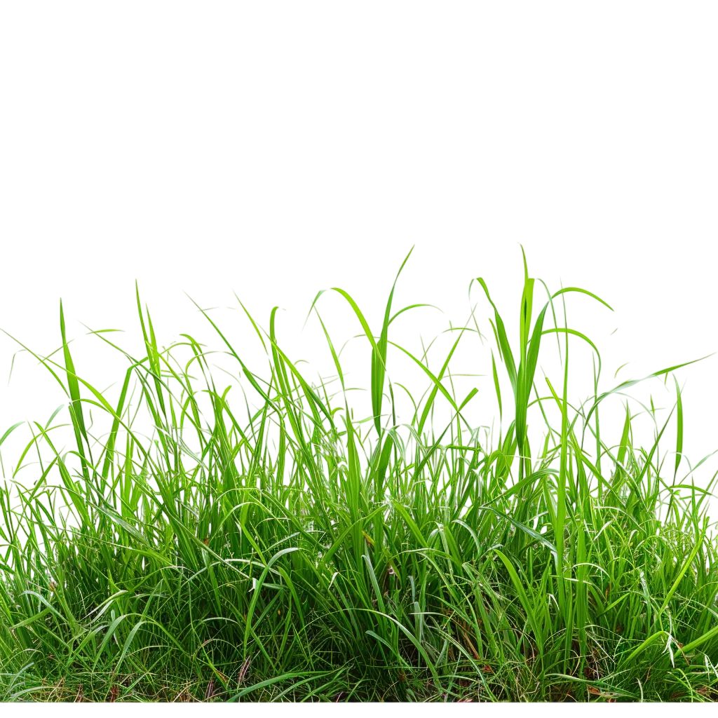Green Grass Blades Isolated Free PNG