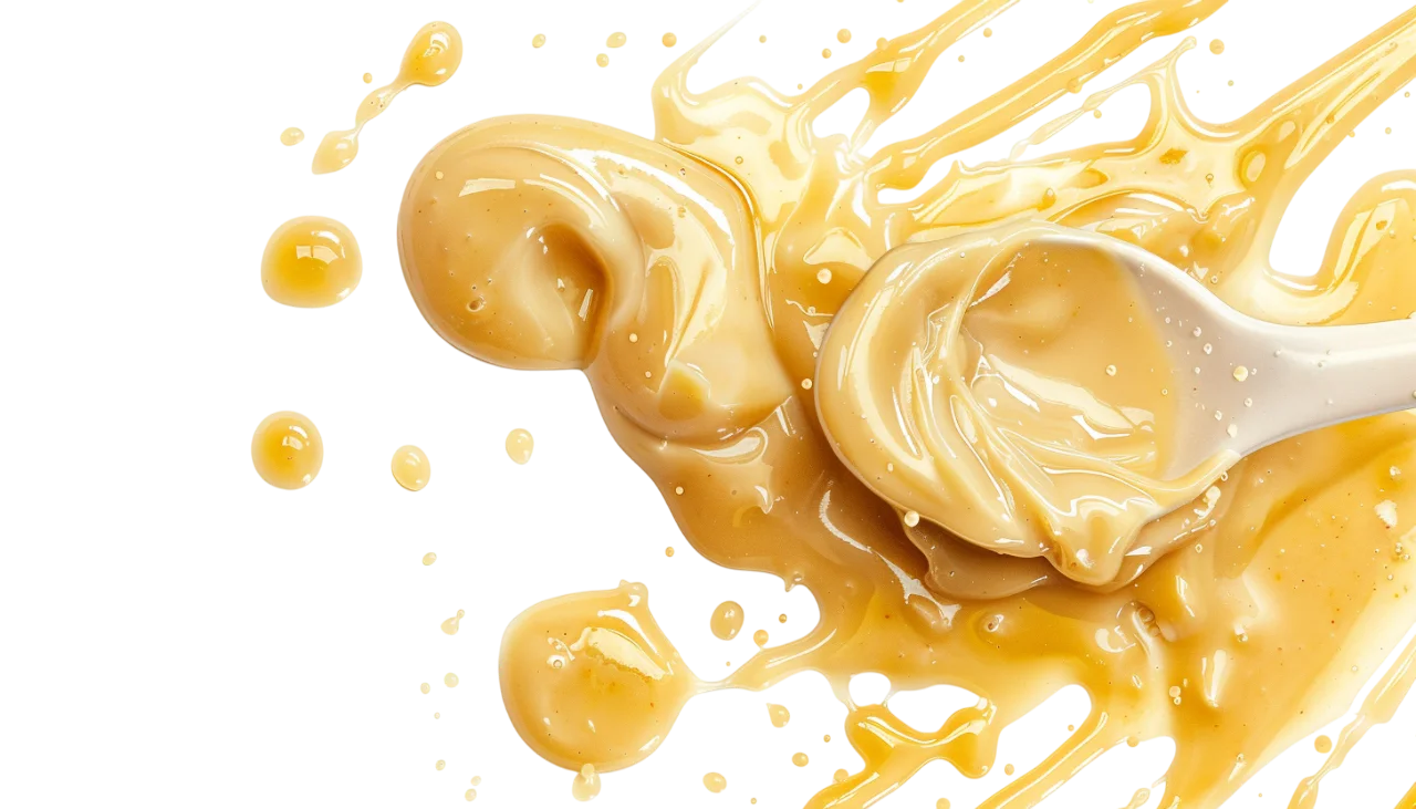 Golden Honey Syrup Splash Free PNG