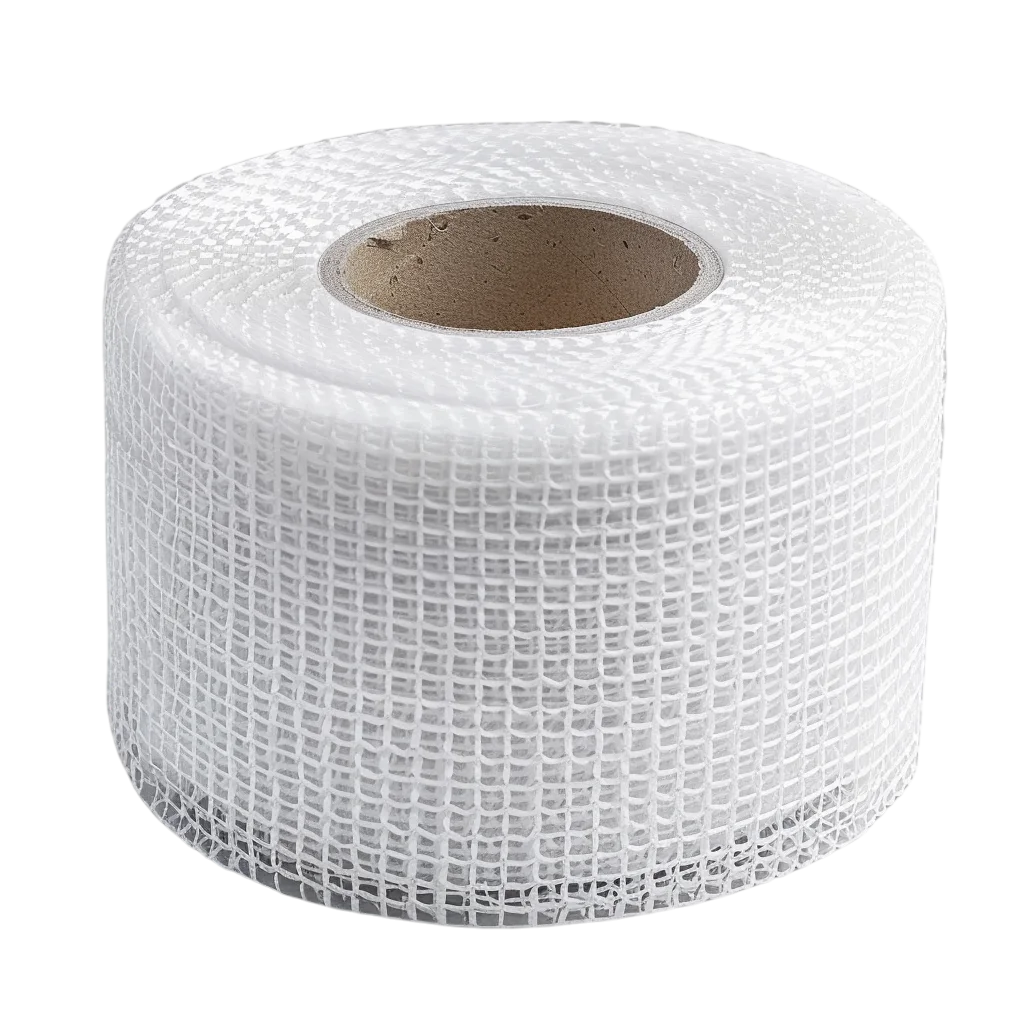 White Fiberglass Mesh Tape Roll Free PNG