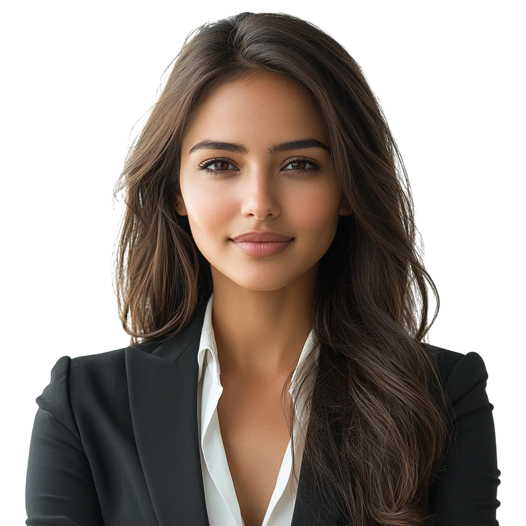 Confident Businesswoman Portrait Free PNG