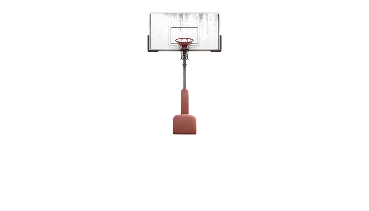 Front View of a Portable Basketball Hoop | Free PNG