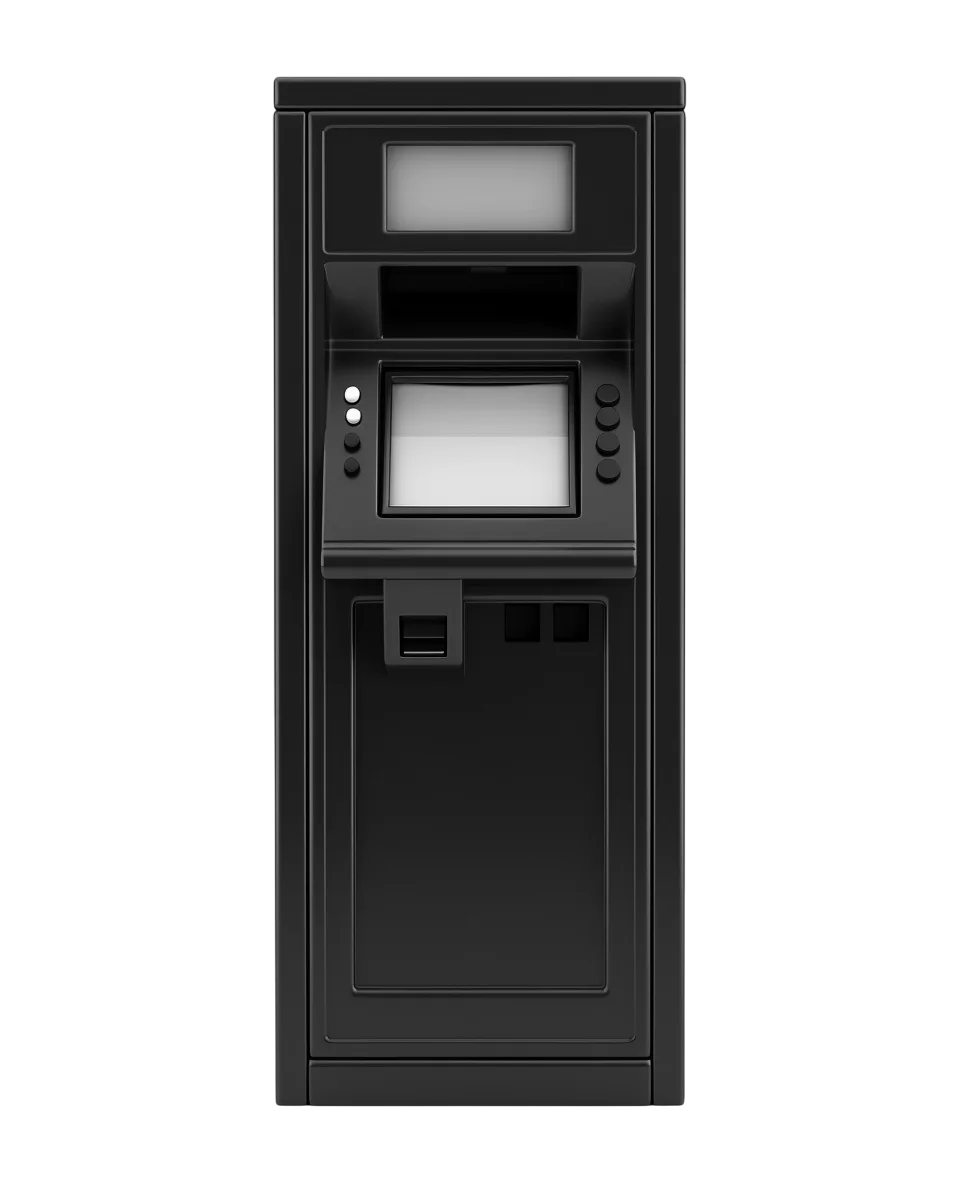 Dark Gray ATM Machine Free PNG