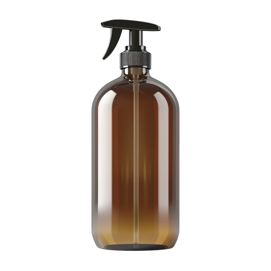 Amber Trigger Spray Bottle Product Cutout | Free PNG