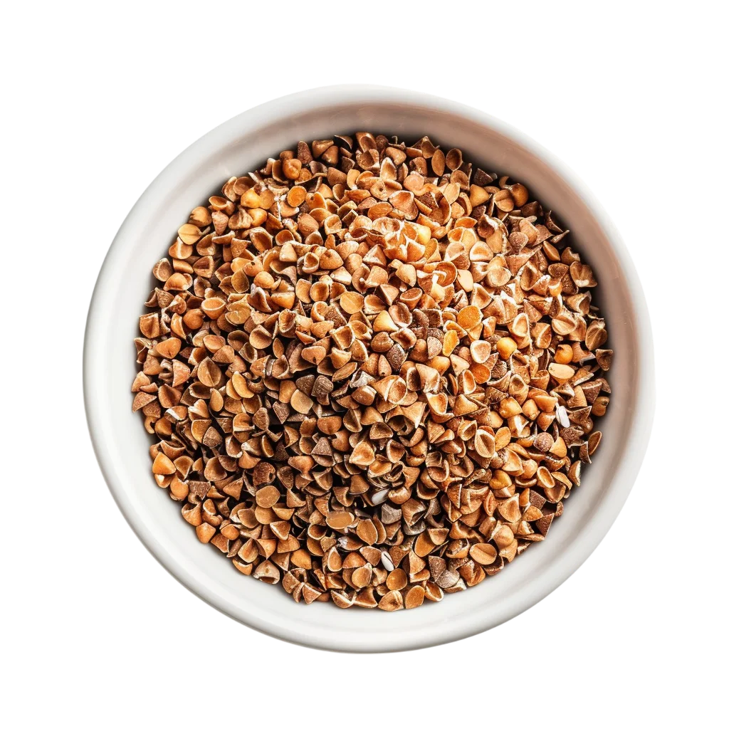 White Bowl of Buckwheat Groats | Free PNG