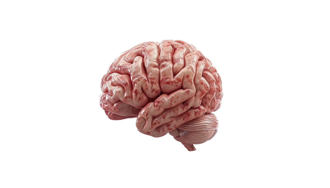 Human Brain Anatomy in Side View - Free PNG