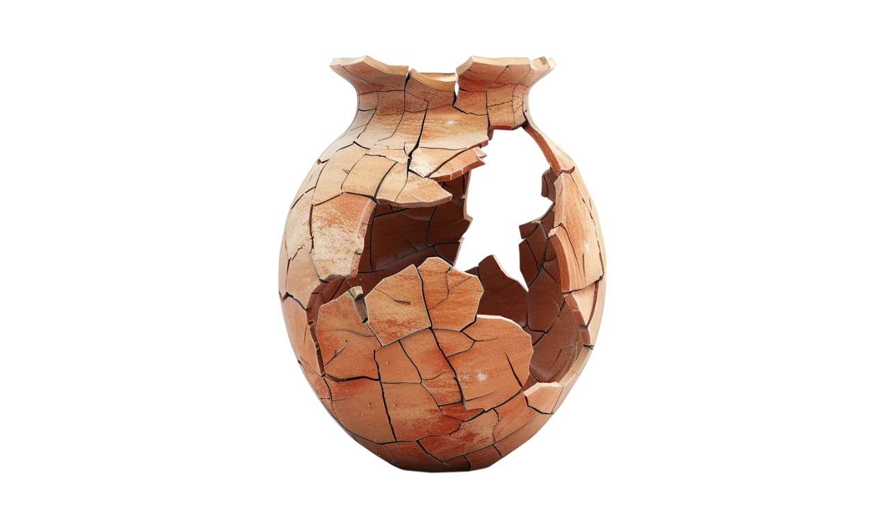 Broken Terracotta Vase Free PNG