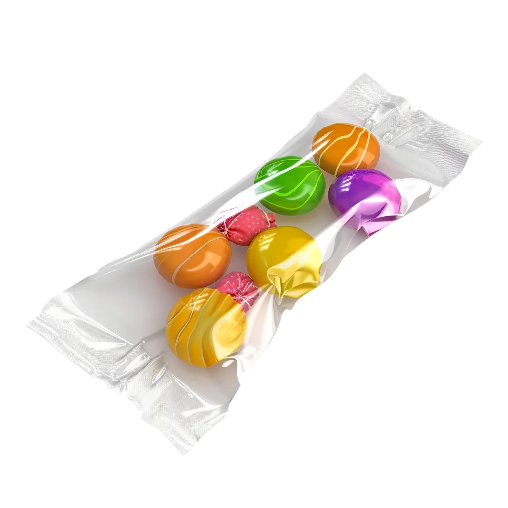 Colorful Balloons in Clear Packaging Free PNG