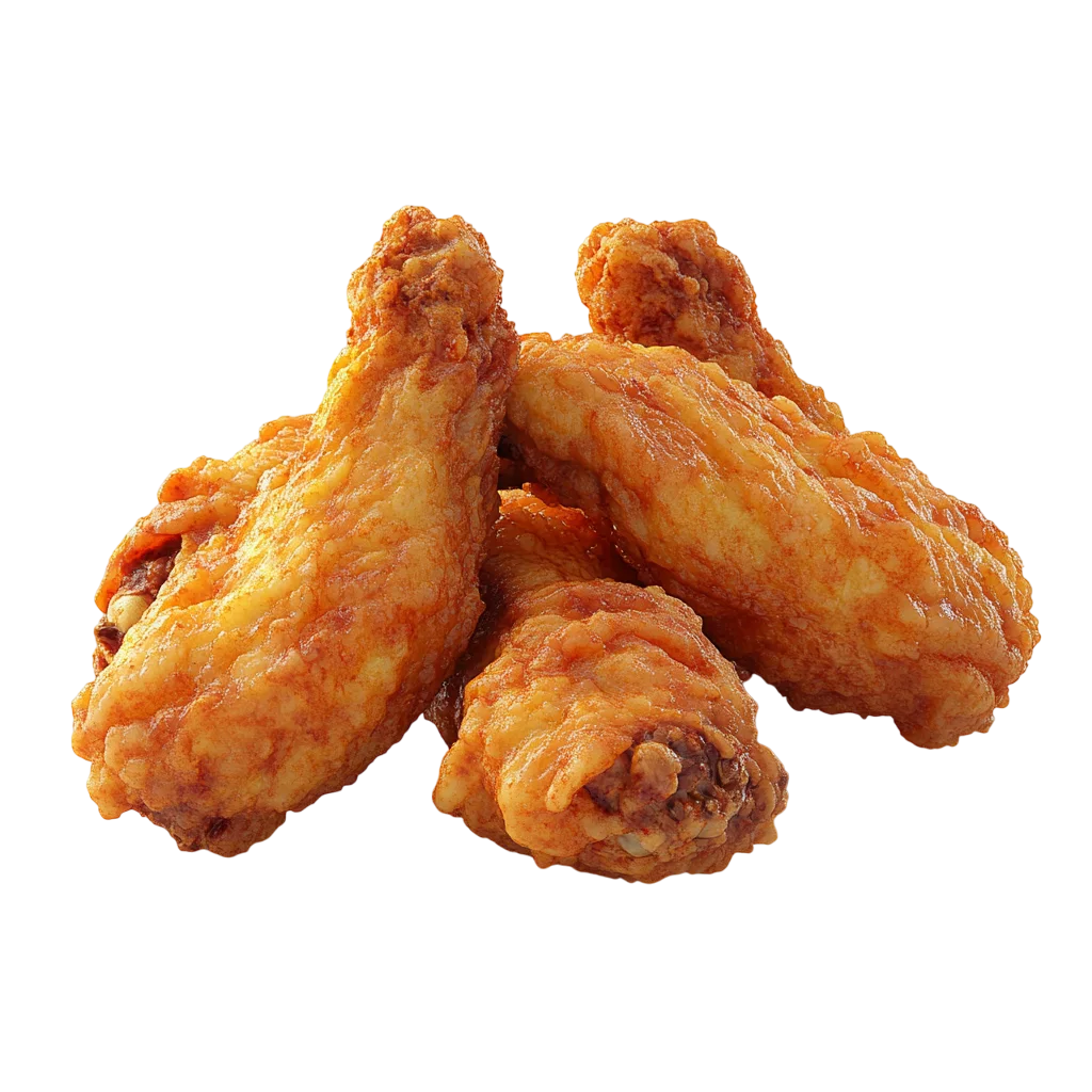 Fried Chicken Drumsticks And Wings PNG