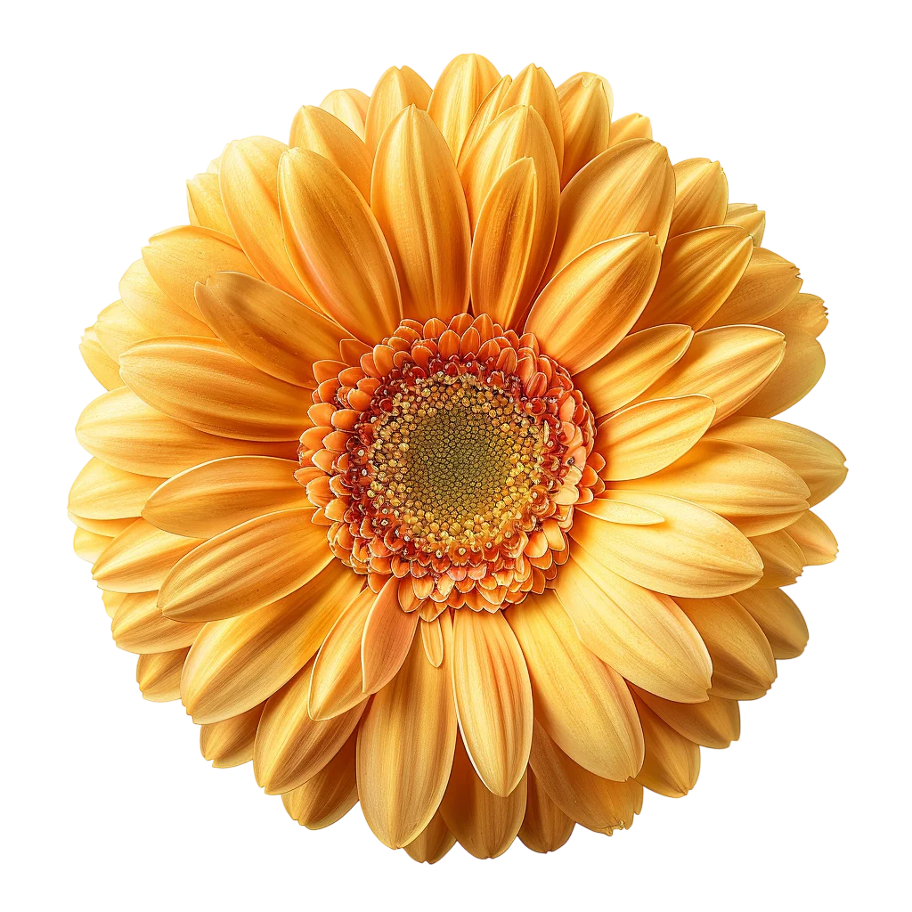 Fresh Yellow Gerbera Daisy Flower Blossom PNG