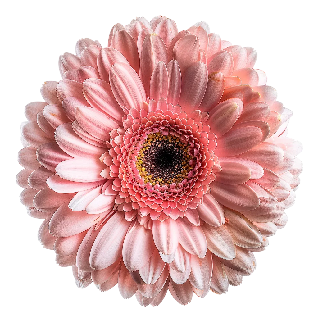 Fresh Pink Gerbera Daisy Flower Blossom PNG