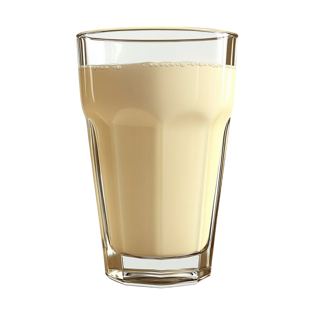 Glass Of Fresh Almond Milk Free PNG