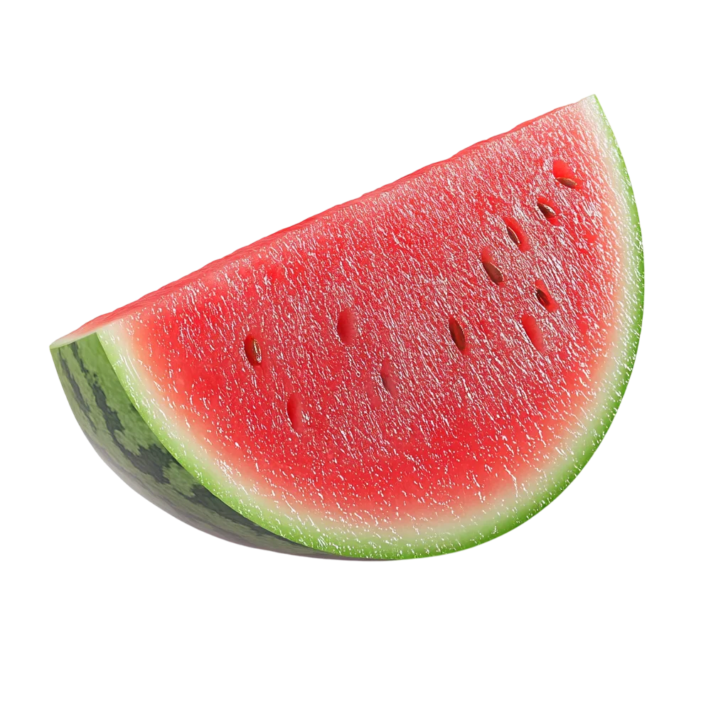Fresh Watermelon Slice Triangle Free PNG