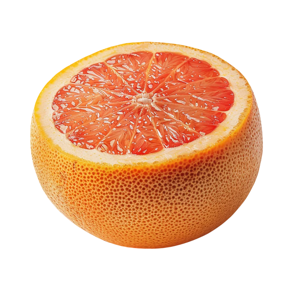 Fresh Half Grapefruit Citrus Fruit Free PNG