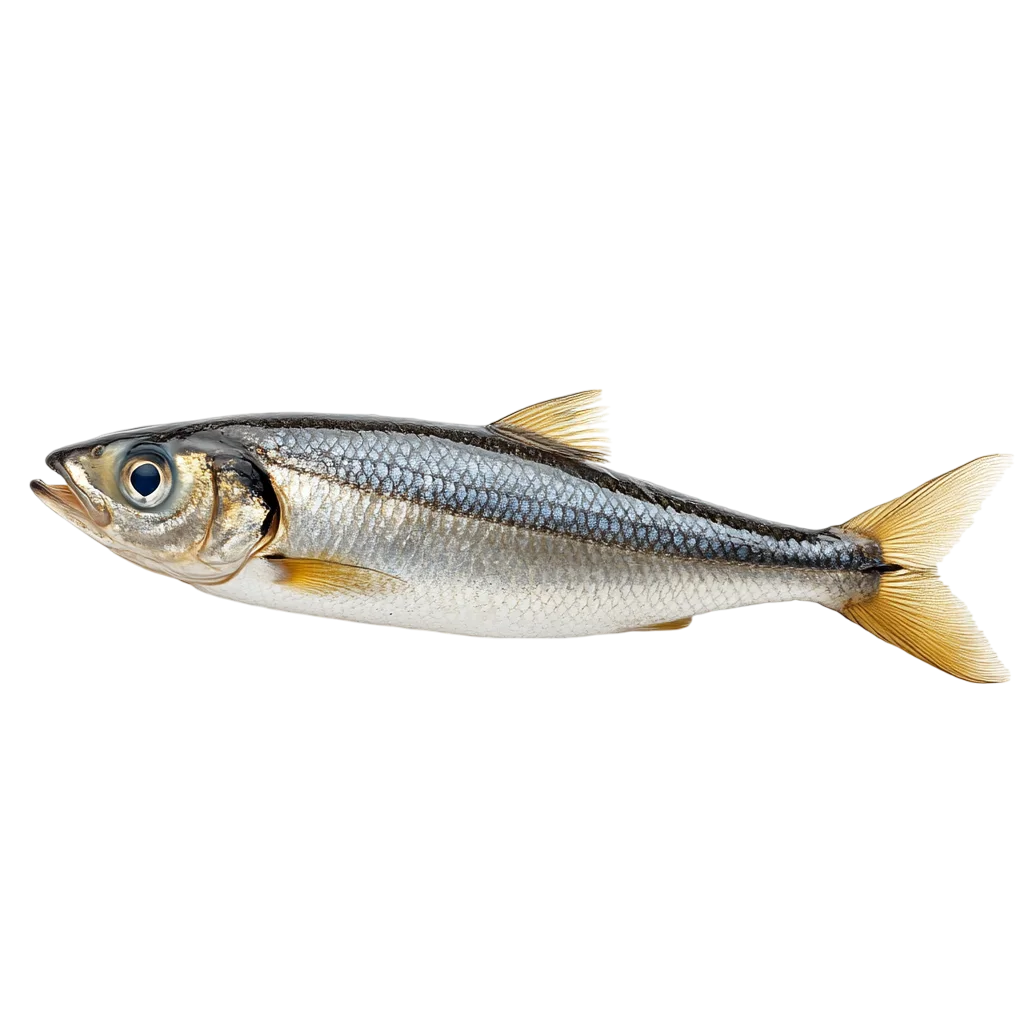 Fresh Silver Fish Swimming Profile PNG