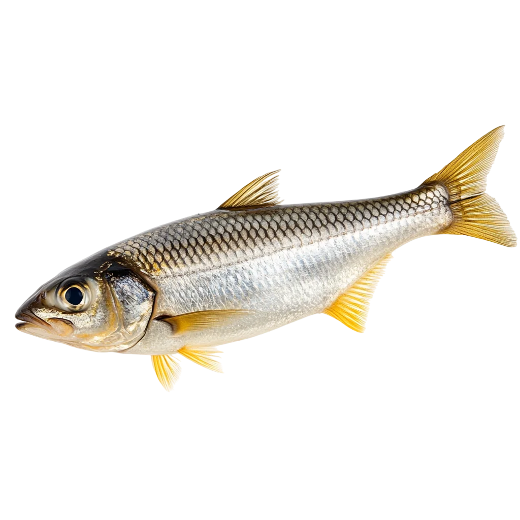 Fresh Silver Fish Swimming Action PNG