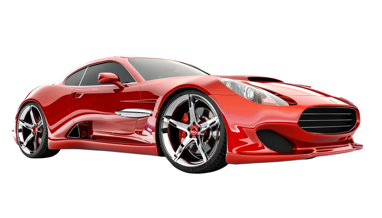 Red Sports Car Front Free PNG