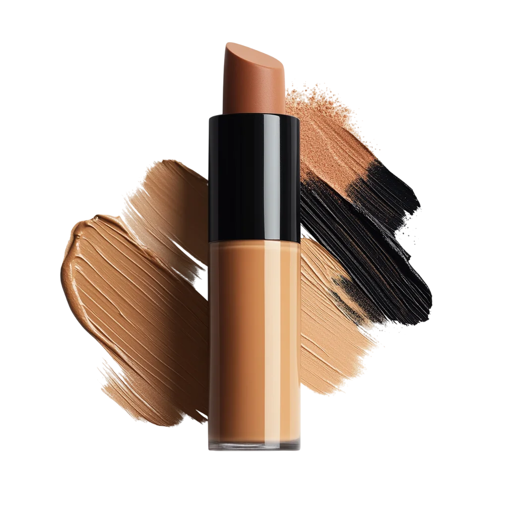 Tan Foundation Stick with Makeup Swatches | Free PNG