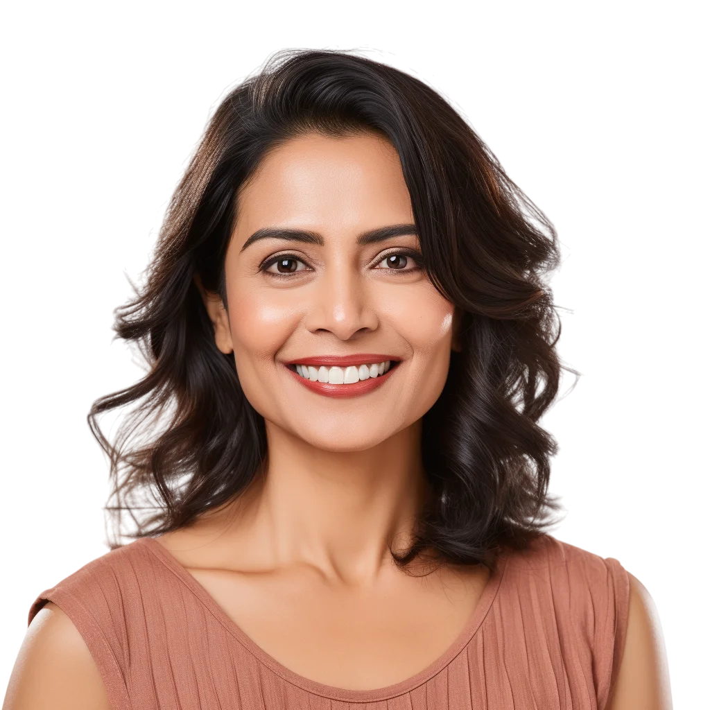 Smiling Middle Aged Woman Free PNG