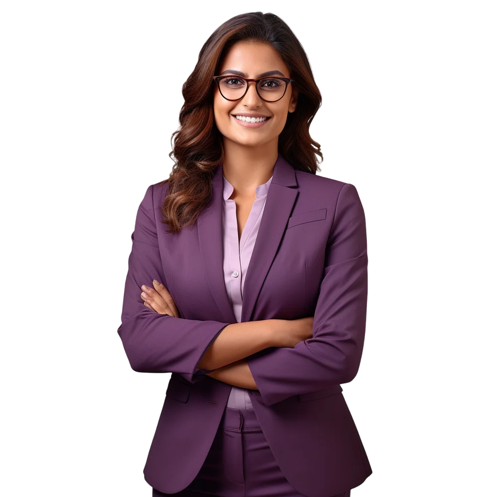 Professional Business Woman Suit Free PNG