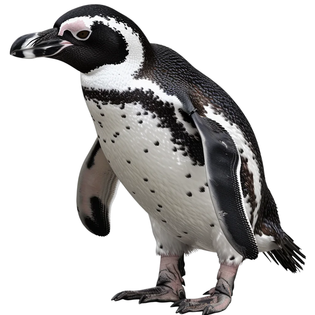 Walking Penguin Bird Free PNG Graphic
