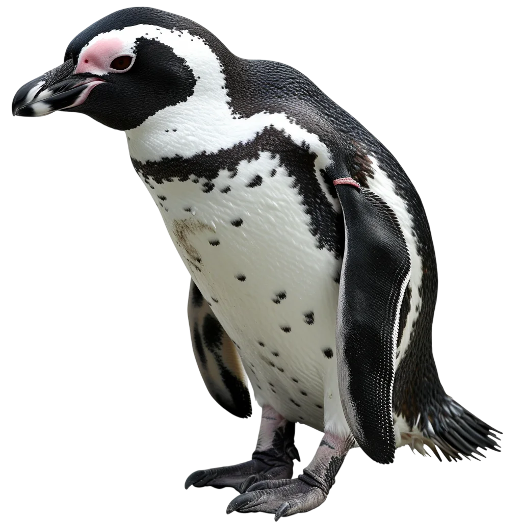 Walking Penguin Bird Free PNG Graphic