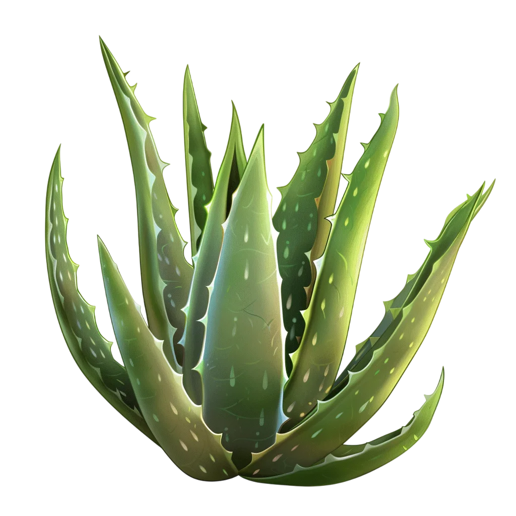 Fresh Green Aloe Vera Free PNG