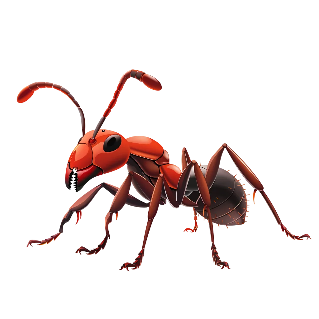 Red Ant Insect Wildlife Macro Free PNG Image